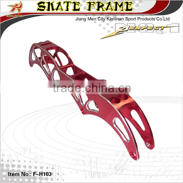 4 wheels inline frame, size 4*100mm alu inline frame, skate alu frame 4*110mm