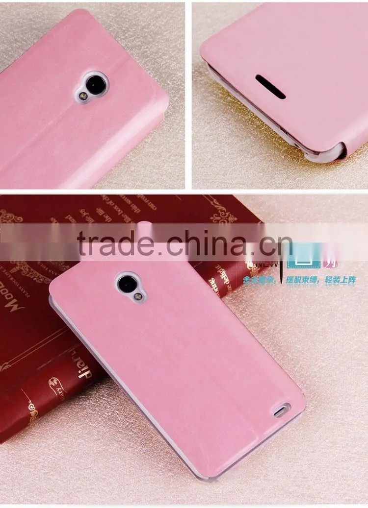 2016 MOFi Case Handset Coque Housing for Meizu MX2, Funda Celular Flip Leather Back Cover for Meizu MX2
