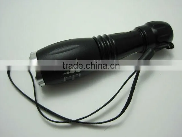 power light mini led torch adjustable focus led flashlight