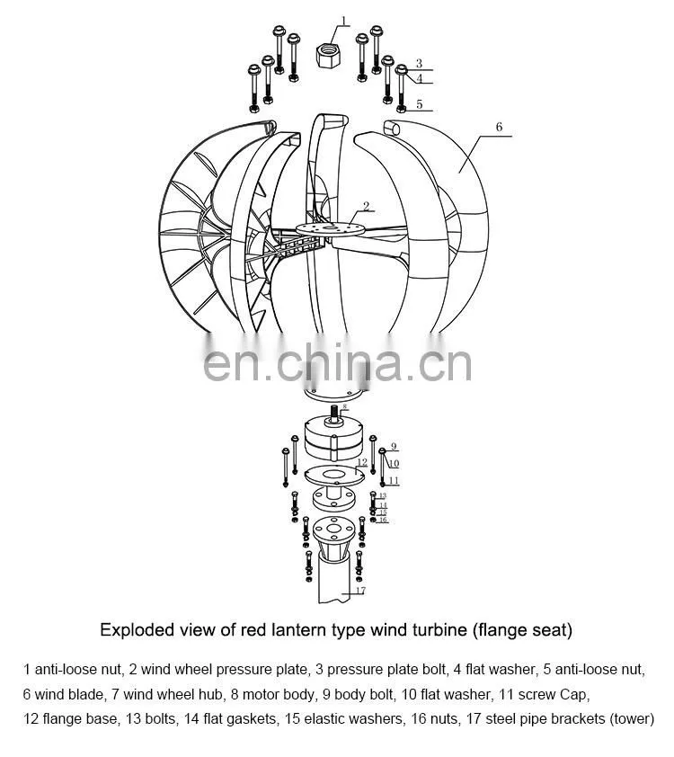 12V 24V Vertical Axis Wind Turbines Generator With Controller Lantern 5 Blades Motor Kit For Home Hybrids Streetlight