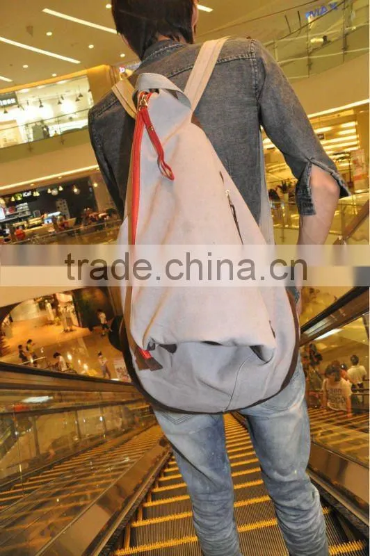 trendy canvas adult shool backpack