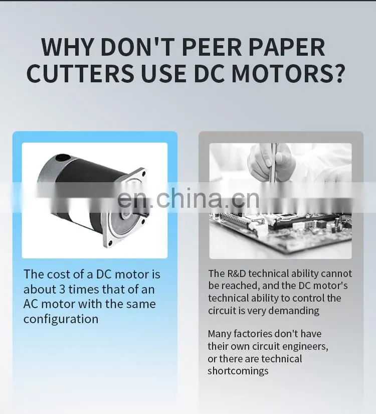 CM460X China Manufacturer 460Mm A3 A4 Electric Control Paper Cutter Guillotine Machine