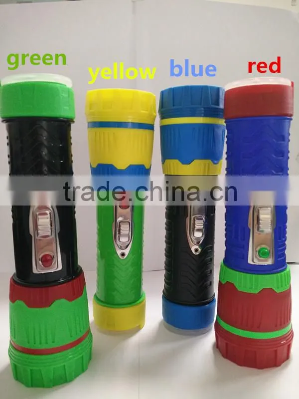 Flashlight Plastic Africa No Rechargeable Led Torch Light