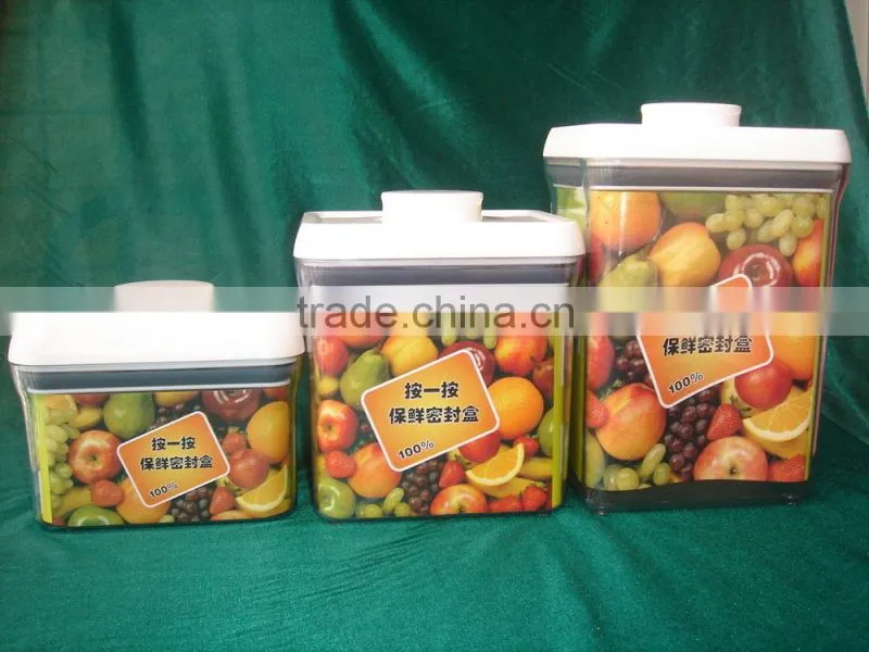 OEM/ODM 0.7L vacuum container with pump