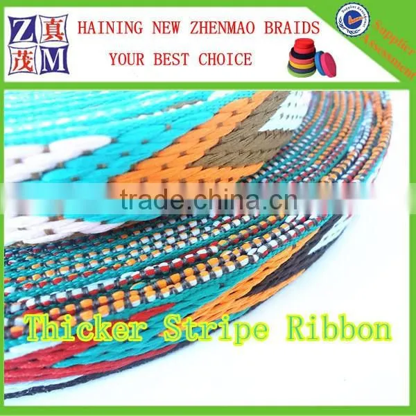 Wholesale high quality braided colored polyester round rubber cord