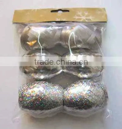 Hot Sale Various Holiday Gift Wrapping Materials Curling Ribbon Egg and Star Bow