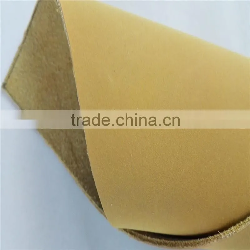 2015 genuine cow split nubuck leather genuine