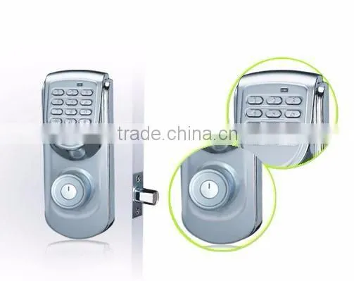 OSPON digital deadbolt entrance lock,stain chrome OS101A