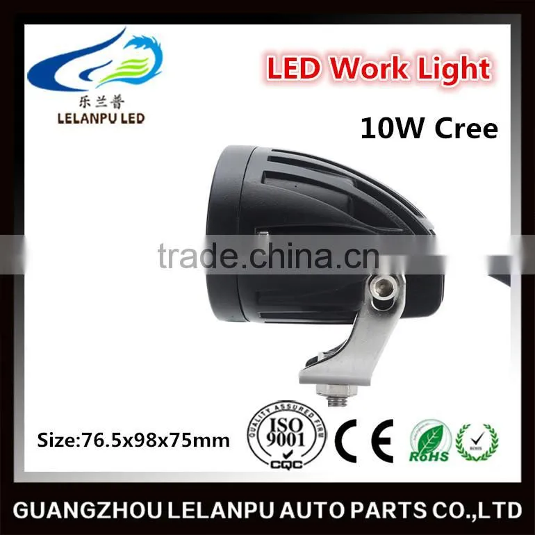 Supplier high quality Automotive lighting 10W Offroad LED Work Light for trucks LED headlight