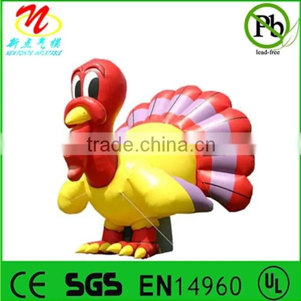 Inflatable turkey for Thanksgiving decorations