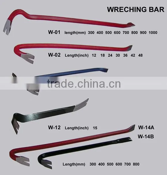 powder painting crow bar with claw factory linyi China