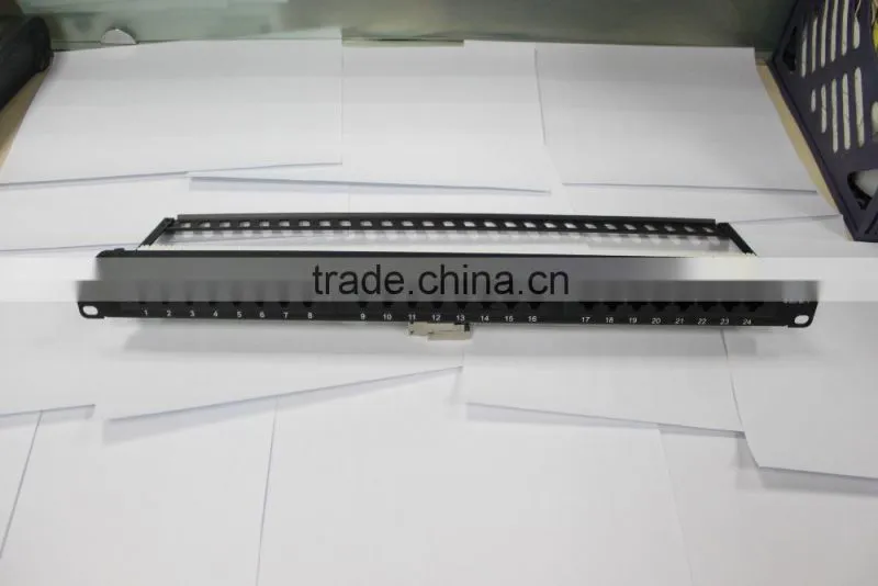UTP RJ45 24 port Cat6A patch panel