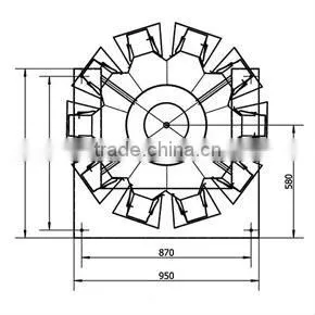 multihead weigher weighing machine