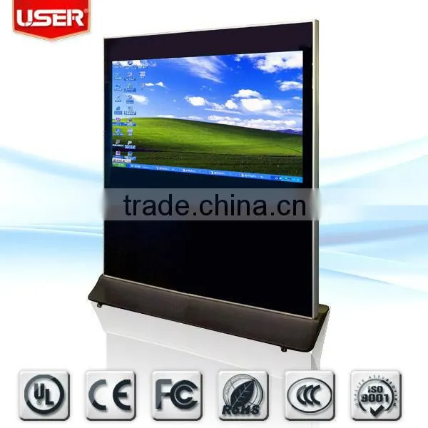 32'' touch screen all-in-one PC, rugged metal cabinet, LED backlight