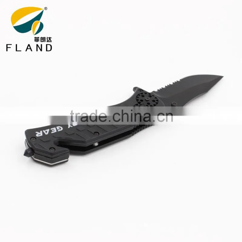 yangjiang factory manufacture 2015 New style multi function with gear saber hunting knife