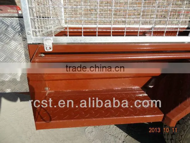 Painted box trailer, utility trailer, cage trailer