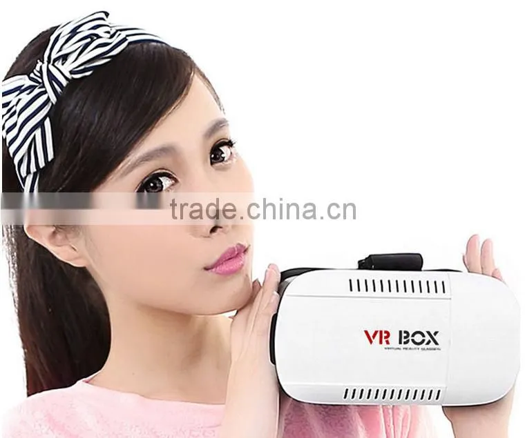 Fashion style vr box 2.0 generation virtual reality 3D vr box glasses