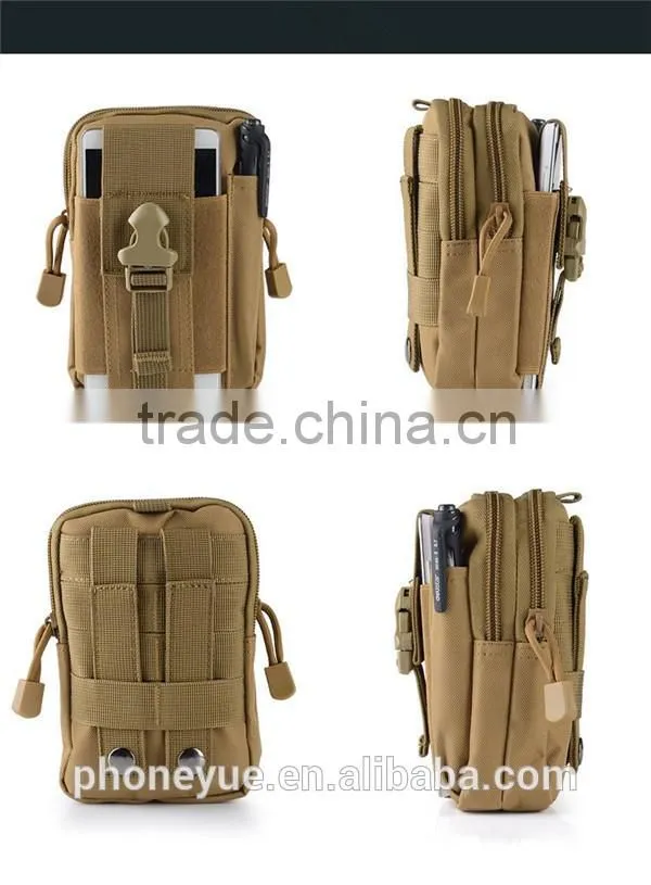 universal outdoor sports hip waist belt bag wallet purse bag with zipper for phone