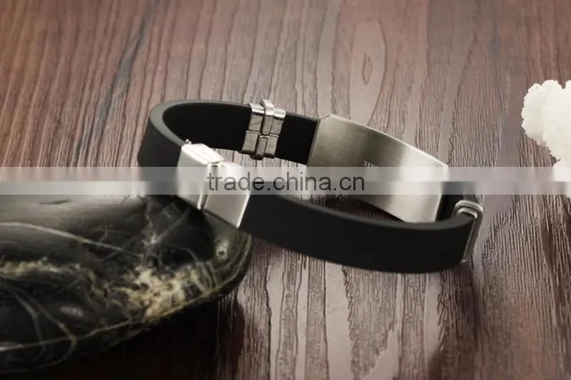 New style personalized silicone bracelets factory price