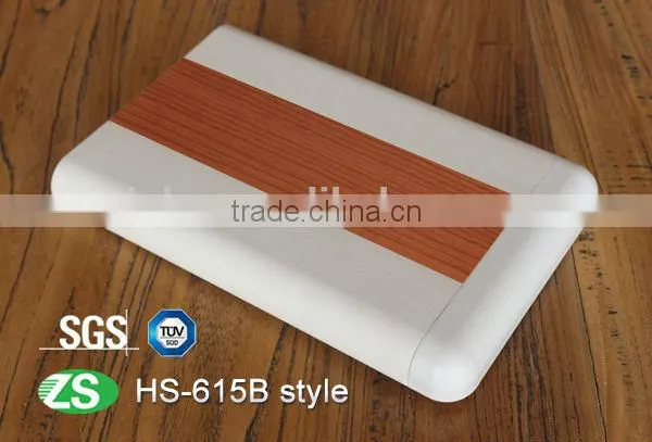 Wooden Color Rigid PVC Wall Protection Wallguards/ Bumper Rail