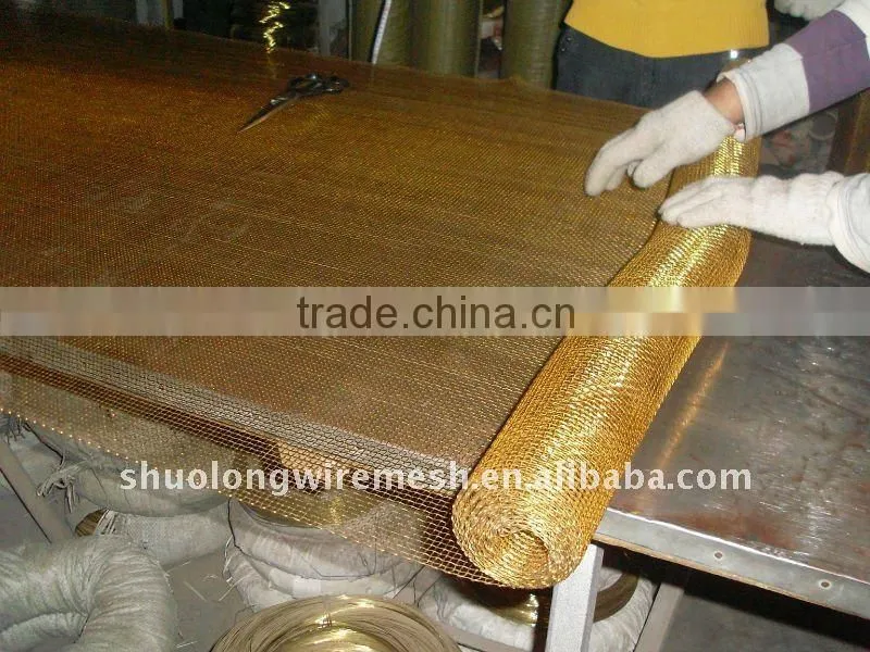 High quality brass decorative nets weaving