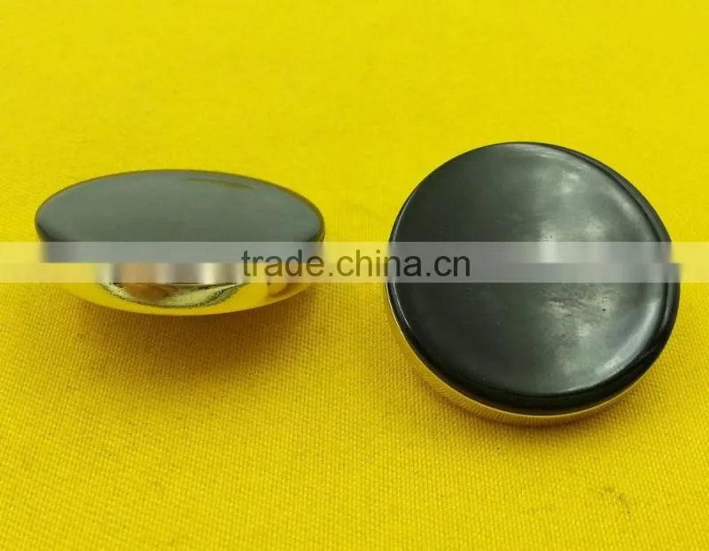 28mm Enamelled Metal Shank Button For ladies Coats --- MJ5863