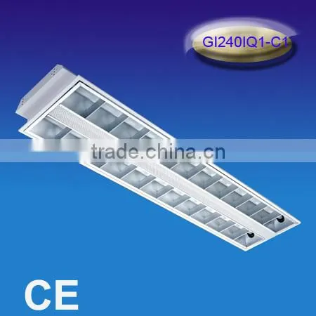 2*36/40W Recessed Lamp Tray, Lamp panel, Grill lamp tray