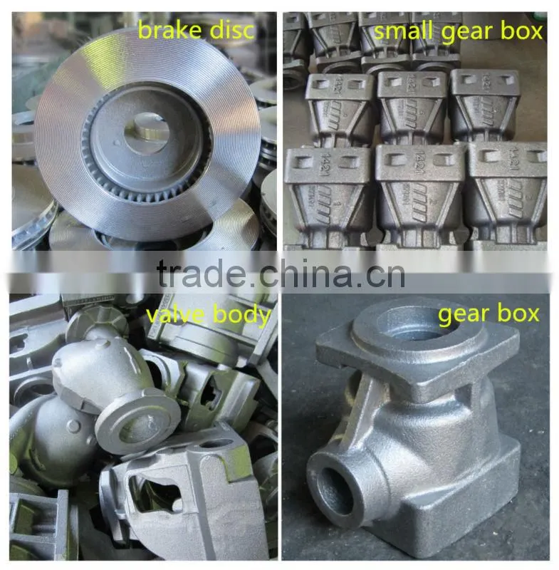 FCD400 iron casting parts with moulding line production