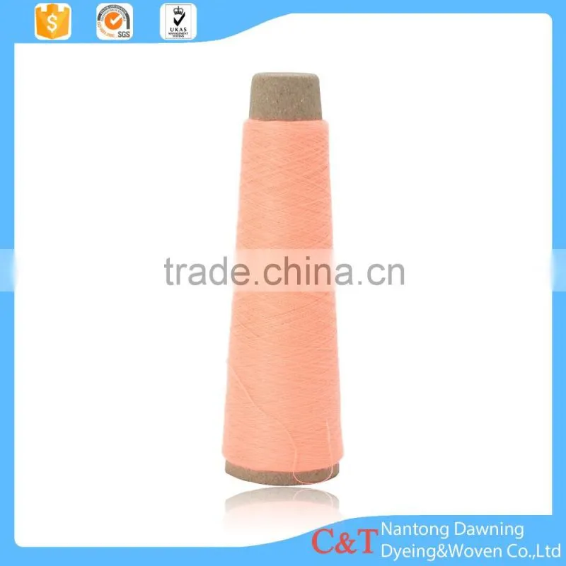 100% dyed polyester ring spun yarn