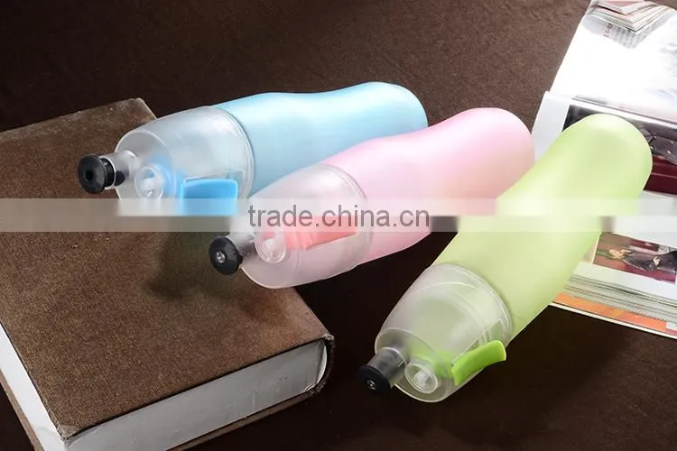 500ml Double wall PE Clear mist &sip Cool-Keeping water bottle