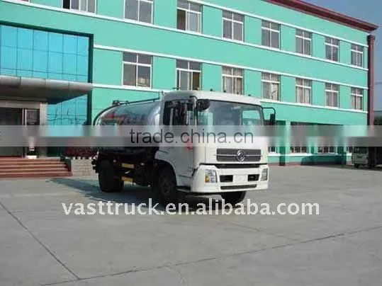 Dongfeng vacuum sewage suction truck 170HP 3-15cbm factory driectly sale