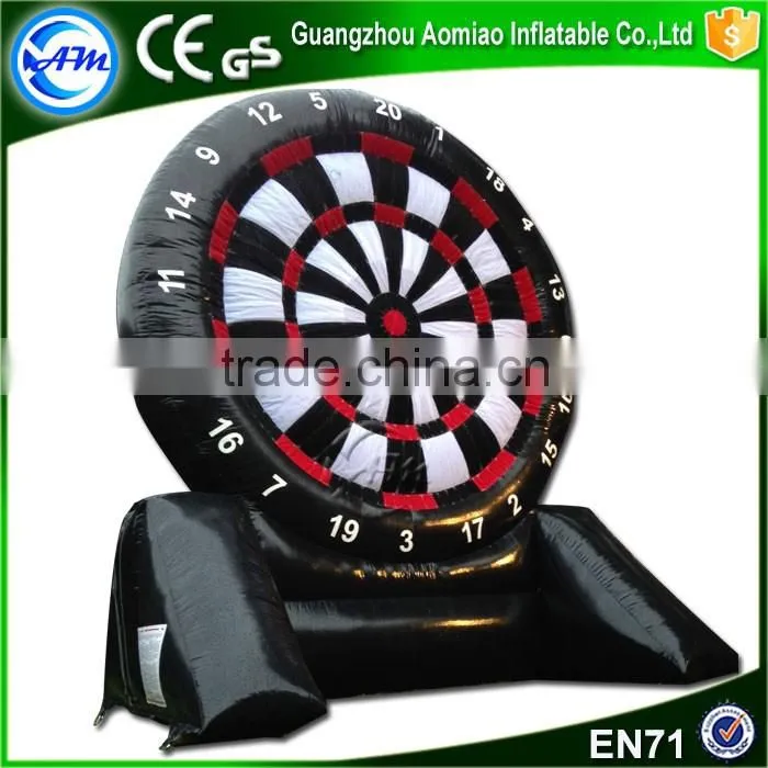Commercial inflatable sticky darts giant inflatable dart board for backyard