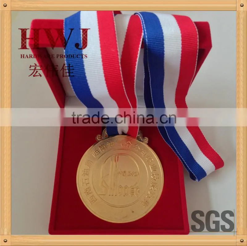 two parts custom logo metal medal