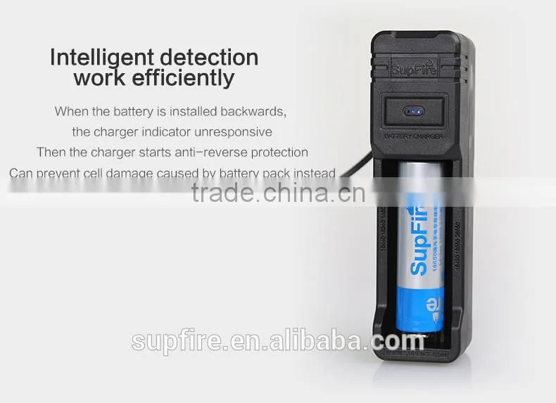 Newest 18650/16340/CR123A/26650 battery USB charger