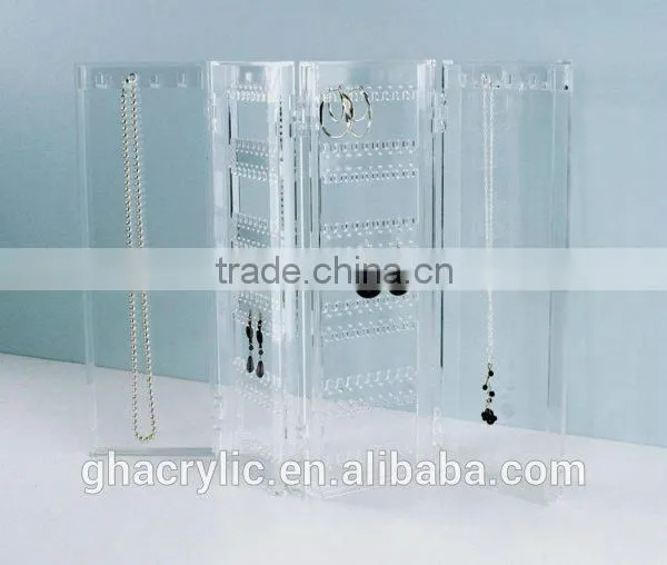 GH-RZ351 Shenzhen Guihe factory Rotating display showcase/stand for earring