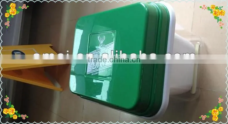 Vacuum thermoforming red portable ice pail for beer plastic box