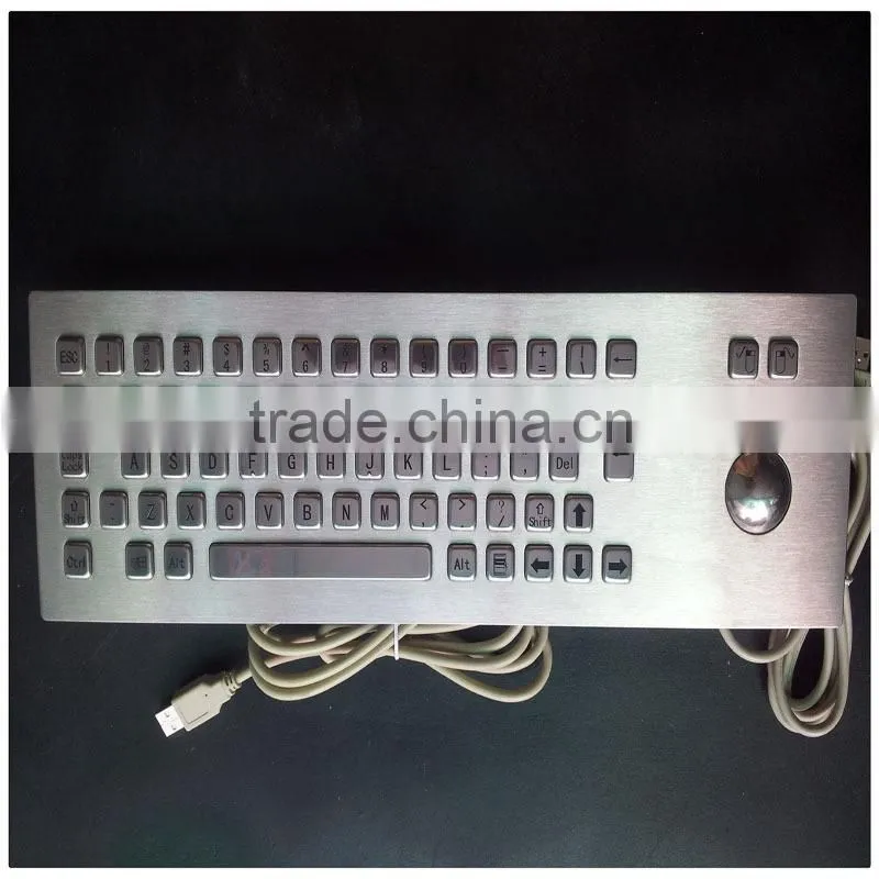 Hot sale metal mechanical keyboard with trackball