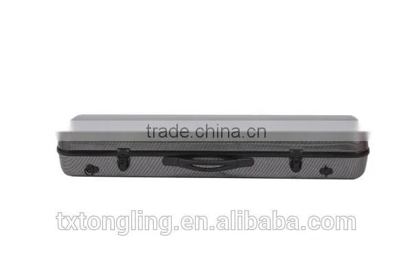 Silver Color Oblong Full Size Violin Hard Case TL-33