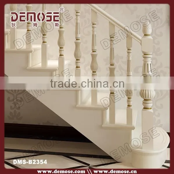 round wood stair railings/stairs banisters