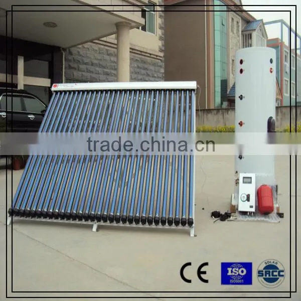 2015 New Low Price High Efficiency Separated Pressurized Solar Water Heater With Famous Brand for Overseas Market