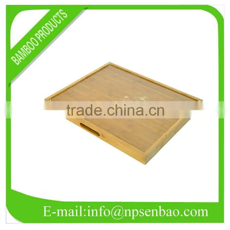 Multi-functional square bamboo tray / Square bamboo tray