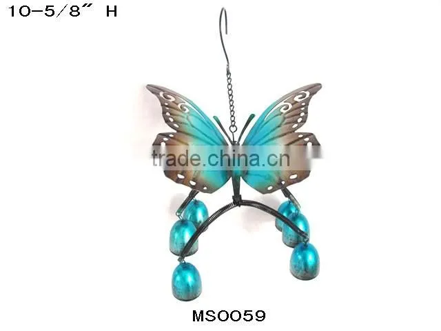 Brass wind chime bells windchime butterfly decor