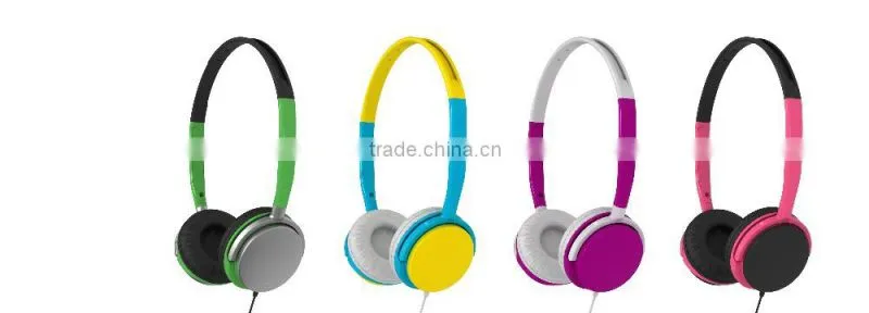 Light Weight Rotatable DJ Headband Headphones with 3.5mm Connectors