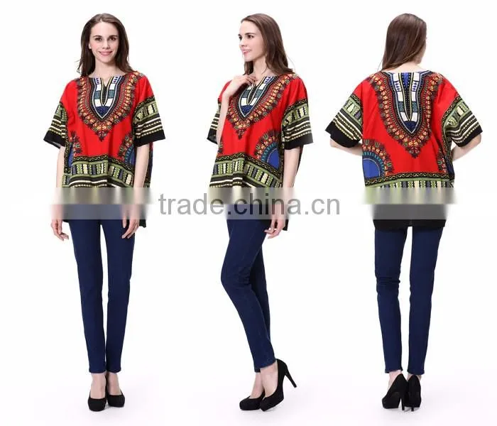 2016 Wholesale Red Color Clothes For Mother Tops