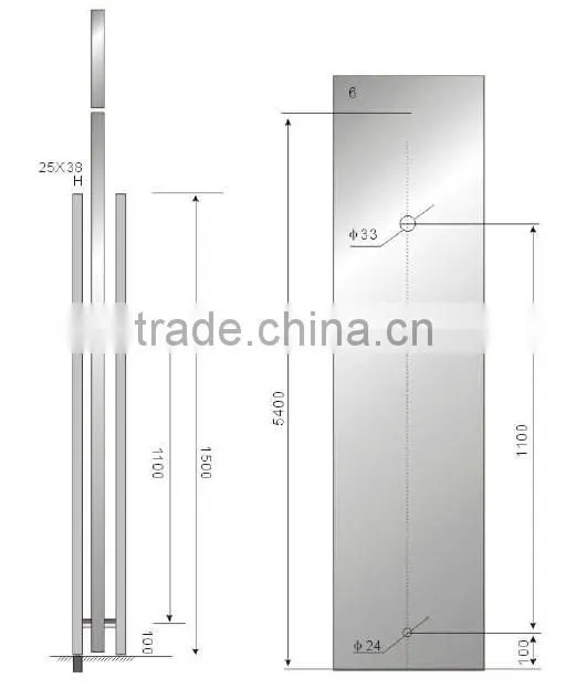 Popular in market factory stainless steel swing door hardware lock handle