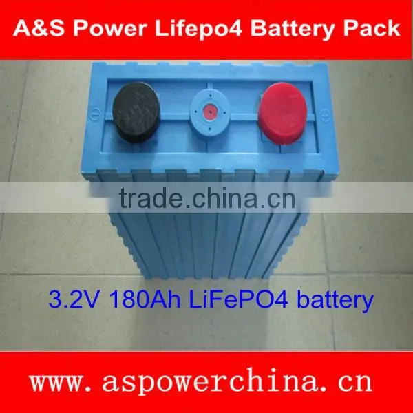 Large Battery In Stock LiFePO4 3.2V 180Ah Storage battery cell