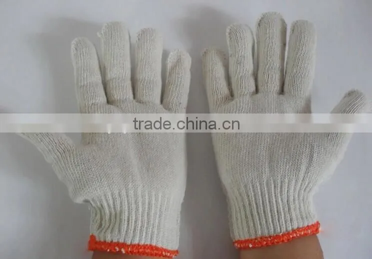 cotton knitting gloves