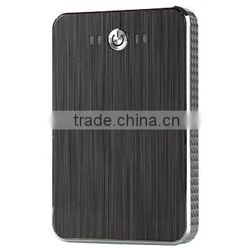 8000mAh polymer power bank with LED flashlight function dual USB