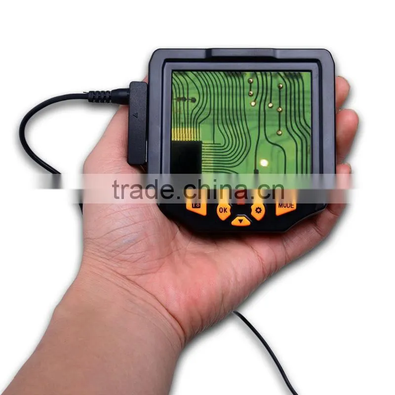 3.5" LCD 3.9mm Endoscope Borescope Zoom Rotate Scope 1M Cable Inspection Camera