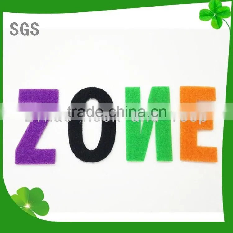 LH-0576 Cheap T-shirt hook and loop Letters